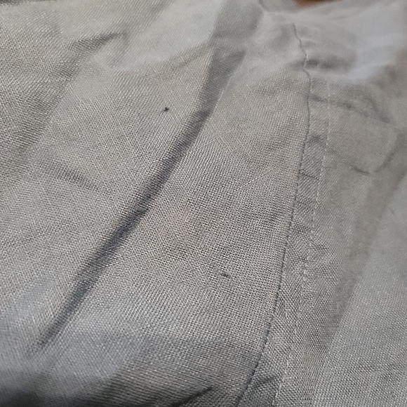 Tommy Hilfiger Linen Collared Long Sleeves Button Up Shirt Top - Picture 12 of 13